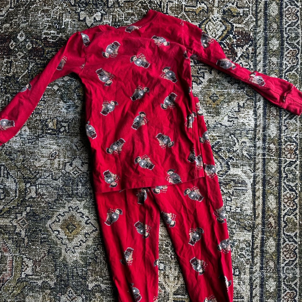 Polo Ralph Lauren Red Bear Unisex Pajama Set